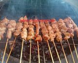 Foto langkah ke 4 dari resep Sate ayam kuah kecap.