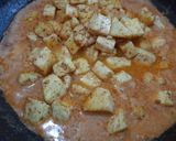 A picture of step 7 of Paneer Butter Masala.