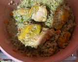 Foto del paso 7 de la receta: ⁝ ༘ Arroz con pollo Peruano :･ﾟ