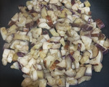 Foto del paso 2 de la receta: Paccheri rellenos de berenjena, nueces con vinagreta de requesón