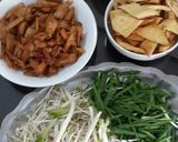 Hình bước làm 4 của món Hủ tiếu chay