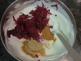 Healthy Grilled Paneer With Beetroot Raita