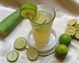 Foto langkah ke 7 dari resep Jus Jeruk Nipis-Mentimun (Cucumber Lime Juice).