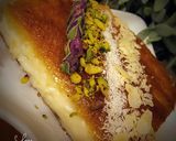 صورة لخطوة 11 من وصفة بسبوسة محشيه بالقشطة 🥧