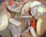 Foto del paso 3 de la receta: Bife a la portuguesa con arroz y tostadas con salsa criolla!