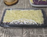 Foto langkah ke 5 dari resep Bolu Kukus Ubi Ungu Lapis Keju.