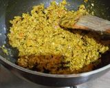 A picture of step 3 of Hari Mirch Keema.
