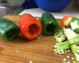 Foto del paso 2 de la receta: Tacos Fish de Camarón y Chile relleno de Marlin Capeado Sonorense