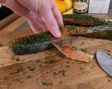 A picture of step 12 of Citrus-cured salmon gravadlax.