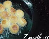 A picture of step 3 of Bread Gulab Jamuns.