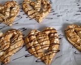 Foto langkah ke 10 dari resep Almonds Flaky Heart Shaped Bread #pr_tirotiii.