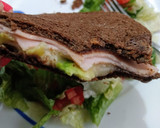 Foto del paso 4 de la receta: Sándwich de jamón con pan de centeno
