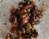 A picture of step 2 of My Sweet Chilli Chicken & Mushroom Enchilada. 😀.