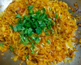 A picture of step 2 of Cabbage – Moong dal Subzi.