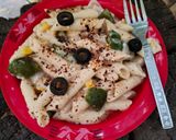 A picture of step 5 of White Sauce Pasta.