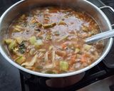 A picture of step 3 of Picadillo en Caldillo.