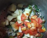 A picture of step 3 of Pancharatan rice.