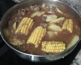 Foto del paso 4 de la receta: Carne guisada con papas y maíz 🌽