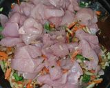 Une image de l'étape 3 de Curry de poulet aux petits légumes.
