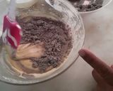 A picture of step 8 of کیریمل چاکلیٹ کیک.