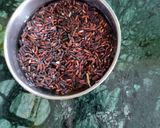 A picture of step 1 of Black Rice Kheer.