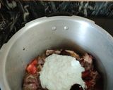 A picture of step 7 of Mutton Do Pyaza.