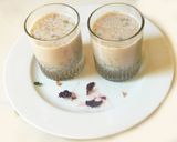 A picture of step 4 of Banana rose milk smoothie.