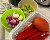 Foto langkah ke 2 dari resep Cakalang asap balado pete.