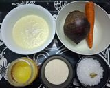 A picture of step 1 of Beetroot Carrot Halwa.