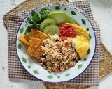 Foto langkah ke 4 dari resep Nasi Tutug Tempe.