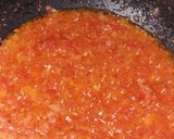 A picture of step 3 of Dal Makhni.