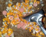 Foto langkah ke 4 dari resep Fritatta Fusili Mix Sayuran (Topping Pizza).