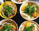Hình bước làm 6 của món Bún Thang Hà Nội