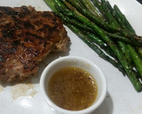 Foto del paso 3 de la receta: Cena ligera y rápida de hamburguesa de pavo con espárragos