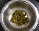A picture of step 2 of Methi Bajara (Pearl Millet) paratha.