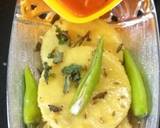 Round besan dhokla recipe step 4 photo