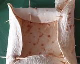 Une image de l'étape 2 de Galette de blé ricotta jambon gruyère.