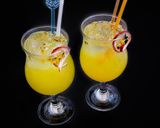 Hình bước làm 8 của món Cơm chiên cari bò + canh mọc nấm+ chanh dây đá cho buổi trưa mát mẻ