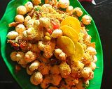 A picture of step 4 of Makhana Chaat.