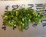 Une image de l'étape 5 de Bœuf épicé aux poivrons verts et tomates.