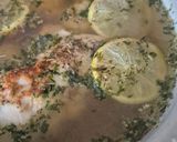 Une image de l'étape 4 de Poulet en gelée.