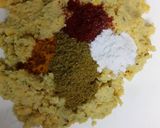 A picture of step 2 of Bhagat Muthia nu Shaak.