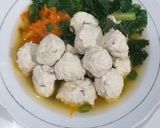 Foto langkah ke 5 dari resep Bakso Ayam tanpa tepung #diet #DEBM.