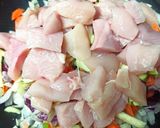 Foto del paso 1 de la receta: Couscous con verduras, pollo y cúrcuma