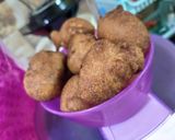 A picture of step 4 of Banana Bombs.