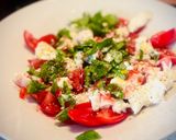 Une image de l'étape 4 de Tomates Mozzarella, Courgette Feta.
