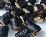 Foto langkah ke 4 dari resep Dimsum Ayam dan Udang Goreng Nori.