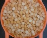 A picture of step 1 of Cholar dal.