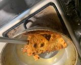 A picture of step 2 of Roti Chaat.