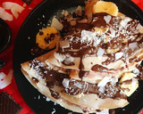 Foto del paso 5 de la receta: Crepes de plátano, coco y chocolate(sin gluten)